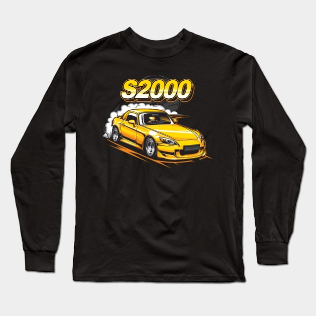 Honda S2000 Long Sleeve T-Shirt by JDMAPEX